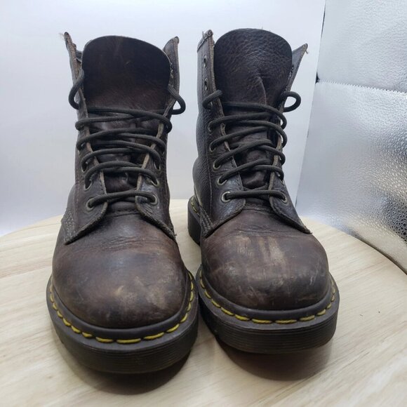Dr. Martens Doc’s Boots 1460 Pascal leather Women’s Size US 5 brown - Picture 4 of 9